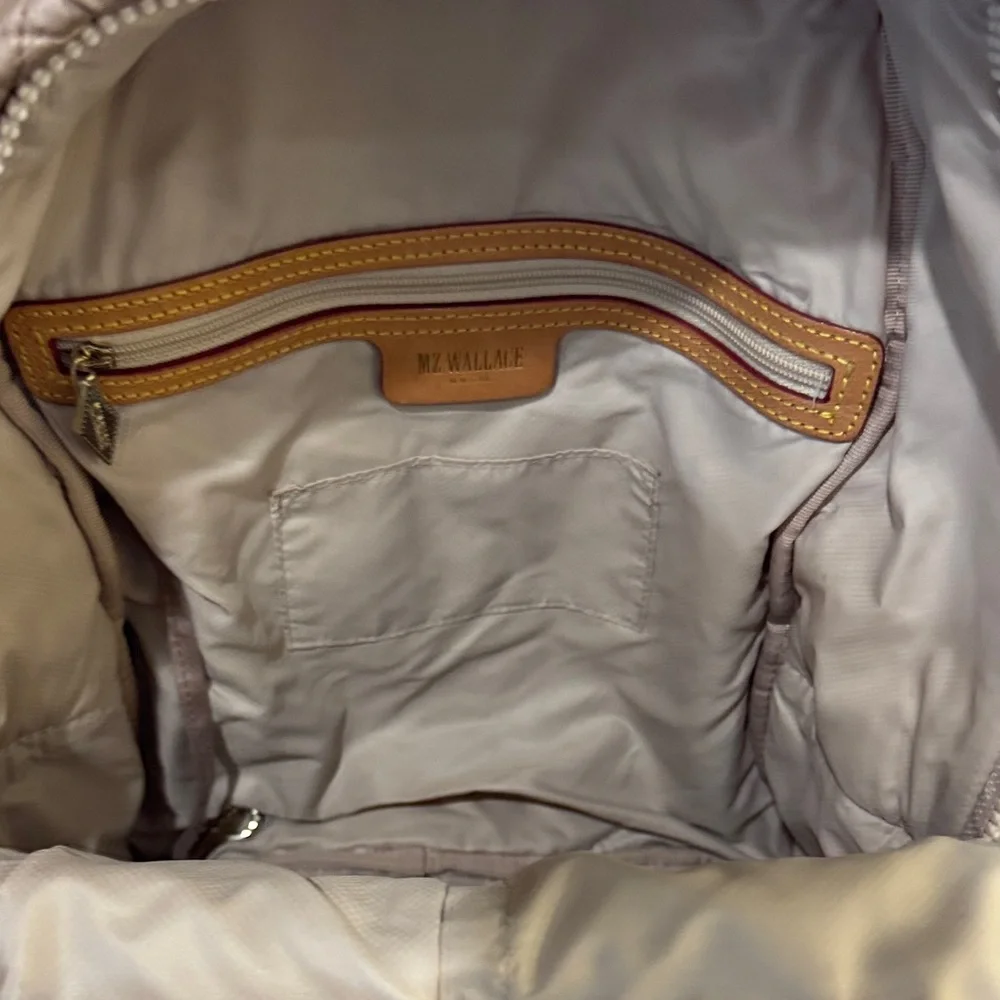 MZ Wallace Quilted Backpack in Pink - Picture 4 of 5